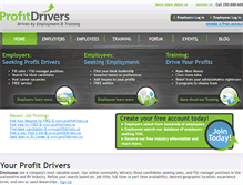 Tablet Screenshot of profitdrivers.ca